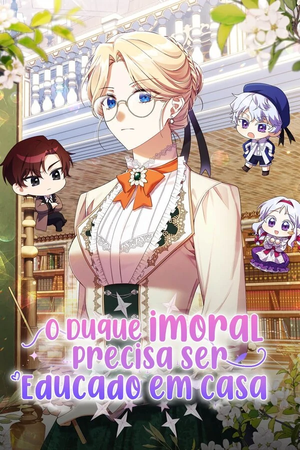 O duque imoral precisa ser educado em casa Capa